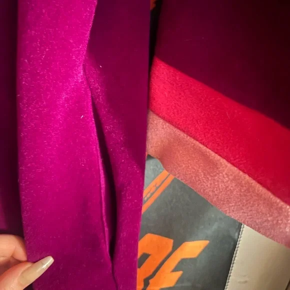 Vintage Vanity Fair purple pink nightgown robe zip up size 16 - Picture 4 of 4